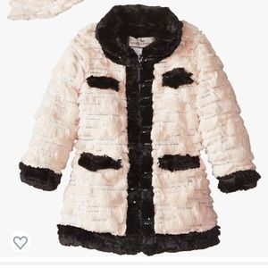 American Widgeon girls faux fur coat